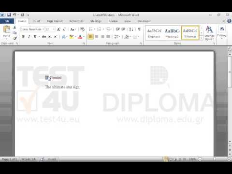 Apply any font color to the symbol .