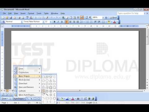 Insert the autoshape (Basic Shapes) Smiley Face in the current document.
Insert the autoshape (Basic Shapes) Smiley Face in the current document.