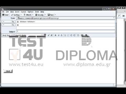 Create a new email message with subject Test and enter the text The first exercise in the main body of the message and send it to the INFOlearn contact group. Create a new email message with subject Test and enter the text The first exercise in the main body of the message and send it to the INFOlearn contact group.