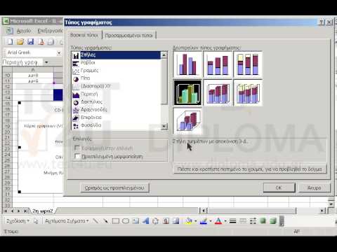 Αλλάξτε τον τύπο του υπάρχοντος γραφήματος στο τρέχον φύλλο εργασίας, σε γράφημα στηλών τμημάτων με τρισδιάστατη απεικόνιση (3Δ).