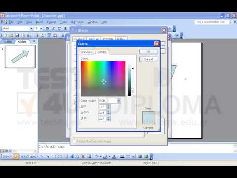 Apply horizontal brick fill to the arrow displayed on your screen. Make sure the foreground color is black (RGB (0,0,0)) and the background color is white (RGB (255,255,255)). Apply horizontal brick fill to the arrow displayed on your screen. Make sure the foreground color is black (RGB (0,0,0)) and the background color is white (RGB (255,255,255)).