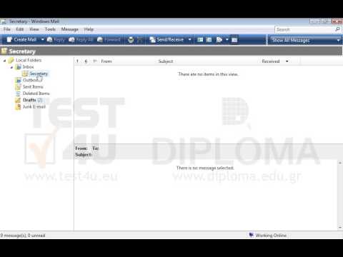 Delete the Secretary subfolder located in your Inbox (without sending it to the Deleted Items folder). Delete the Secretary subfolder located in your Inbox (without sending it to the Deleted Items folder).