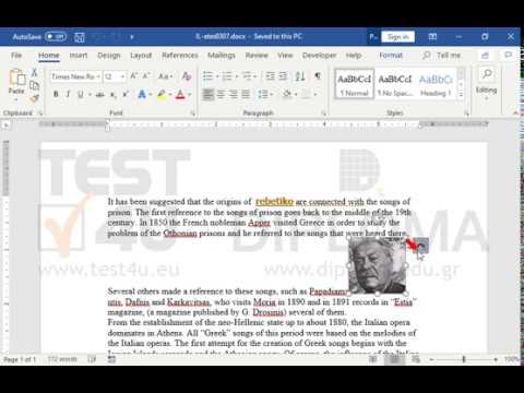 Apply the square wrapping style to the image of the document. Apply the square wrapping style to the image of the document.