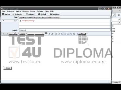 Verfassen und senden Sie eine neue Nachricht mit hoher Priorität an info@myserver.gr mit dem Betreff Dringend!!! und den Text Dringende Aktionen. Verfassen und senden Sie eine neue Nachricht mit hoher Priorität an info@myserver.gr mit dem Betreff Dringend!!! und den Text Dringende Aktionen.