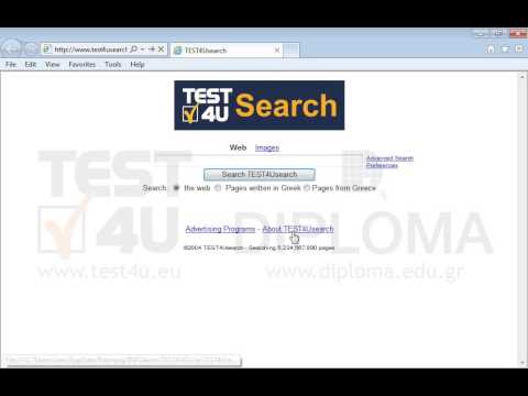 Open the About TEST4Usearch link of the current page in a new window.