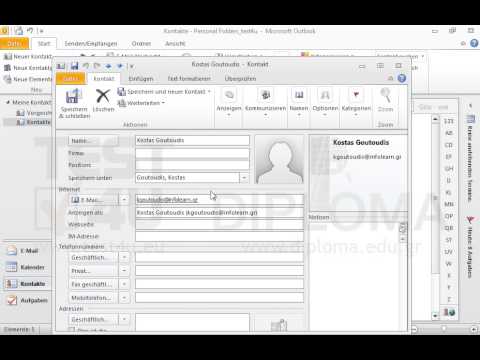 Ändern Sie die E-Mail-Adresse von Kostas Goutoudis auf kostas@infolearn.gr. Ändern Sie die E-Mail-Adresse von Kostas Goutoudis auf kostas@infolearn.gr.