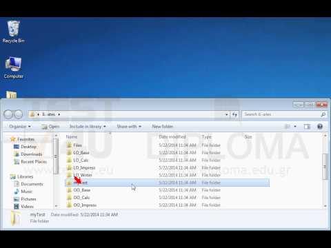 Rename the myTest folder located in the IL-ates folder of your desktop, to yourTest. Close all windows. Rename the myTest folder located in the IL-ates folder of your desktop, to yourTest. Close all windows.