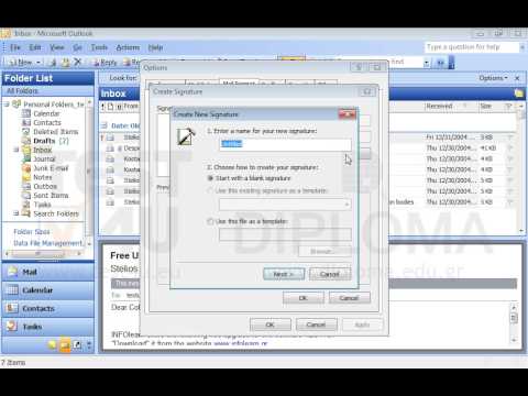 Create a signature using as template mySignature file, located in the TEST4UFolder folder on your desktop. Create a signature using as template mySignature file, located in the TEST4UFolder folder on your desktop.
