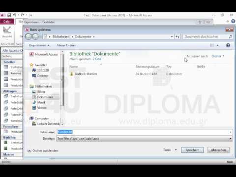 Exportieren Sie die Tabelle Kunden im txt-Format im Ordner IL-ates auf dem Desktop unter dem Namen export.txt. 