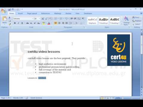 There is a dropdown list under the name Lessons. Insert the option Outlook Express and delete the option photoshop. Then, make sure the help text cert4u video-lessons appears when the user presses F1 and lock the form. There is a dropdown list under the name Lessons. Insert the option Outlook Express and delete the option photoshop. Then, make sure the help text cert4u video-lessons appears when the user presses F1 and lock the form.