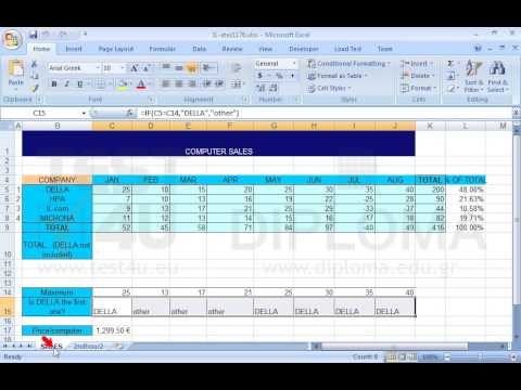 Copy the active chart and paste it to the SALES worksheet. Copy the active chart and paste it to the SALES worksheet.