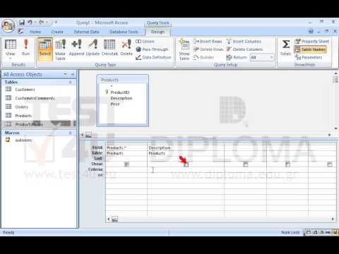 Create a new query that will display all fields from the Products table and all records where the Description field value:
- begins with Viper and
- contains the letter V followed by 3 numbers.
Use the like operator only once. Save the query. Create a new query that will display all fields from the Products table and all records where the Description field value:
- begins with Viper and
- contains the letter V followed by 3 numbers.
Use the like operator only once. Save the query.