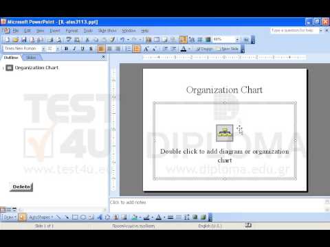 Delete the organization chart but not the object placeholder of the current slide. Delete the organization chart but not the object placeholder of the current slide.