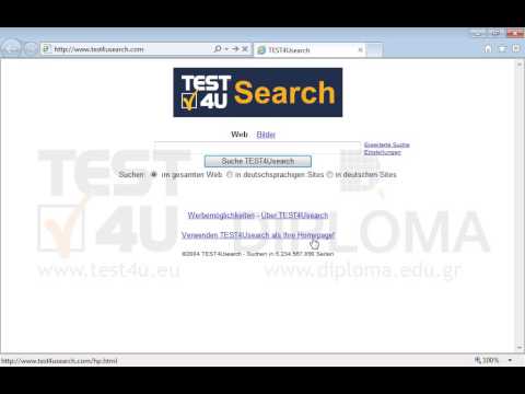 Legen Sie die aktuelle Webseite als Startseite fest, indem Sie den entsprechenden Link benutzen. Legen Sie die aktuelle Webseite als Startseite fest, indem Sie den entsprechenden Link benutzen.