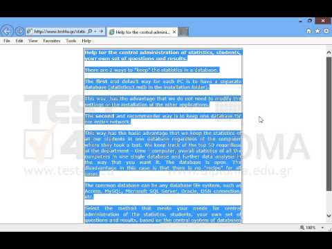 Copy the text of the website to the notepad already opened and save it. Copy the text of the website to the notepad already opened and save it.