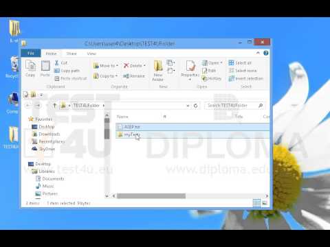 Create a shortcut of ASEP.txt under the name ASEP4U into myTests folder. Create a shortcut of ASEP.txt under the name ASEP4U into myTests folder.