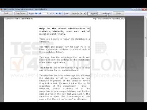 Change the orientation of the printed page into Landscape and then print the page to the default printer. Change the orientation of the printed page into Landscape and then print the page to the default printer.
