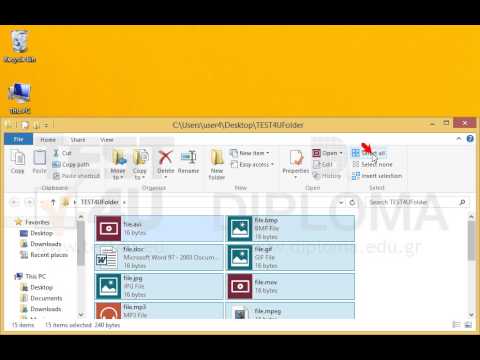 Copy all files from the TEST4UFolder folder of your desktop to the clipboard. Copy all files from the TEST4UFolder folder of your desktop to the clipboard.