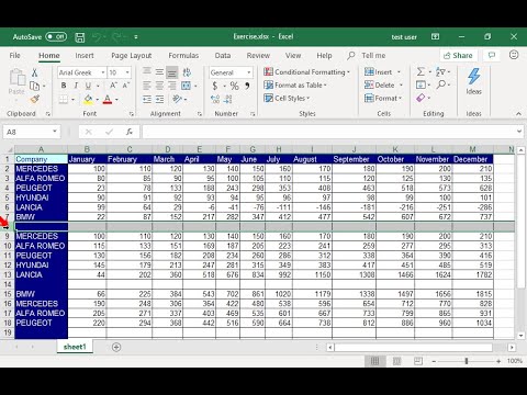 Delete the lines you consider unnecessary on the active spreadsheet.