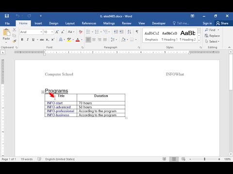 Ändern Sie die Textrichtung in der zweiten Zelle der Tabelle, so dass der Text nach oben gerichtet wird. Ändern Sie die Textrichtung in der zweiten Zelle der Tabelle, so dass der Text nach oben gerichtet wird.