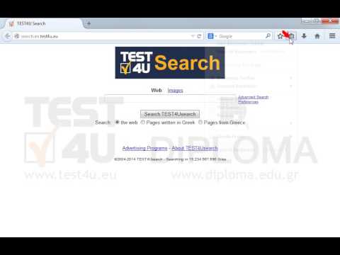 Delete the infolearn_test4u shortcut from Bookmarks.