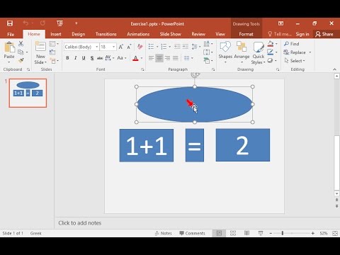 Insert the text Addition into the elliptic shape. Insert the text Addition into the elliptic shape.