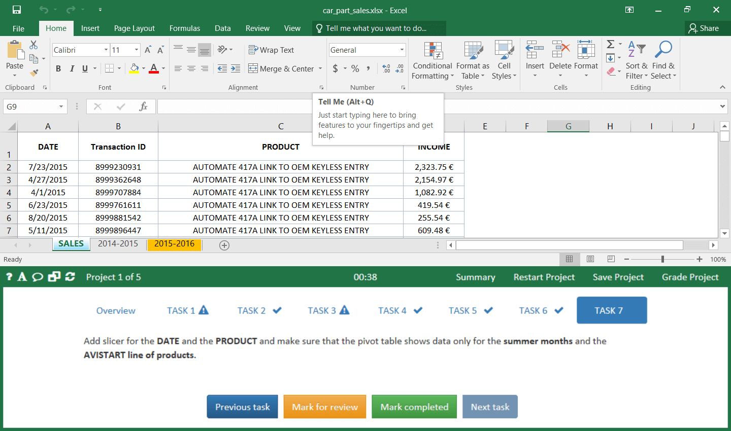 MOS 2016 Study Guide for Microsoft Excel Expert