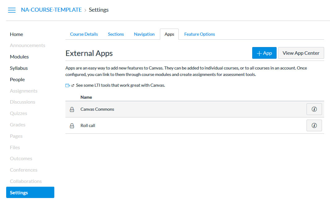 manage preconfigured tools