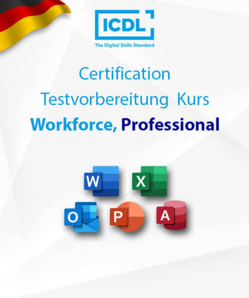 ICDL Certification Testvorbereitung Kurs, Workforce, Professional