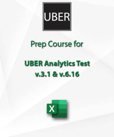 UBER Analytics Test v.3.1 & v.6.16 Prep Course