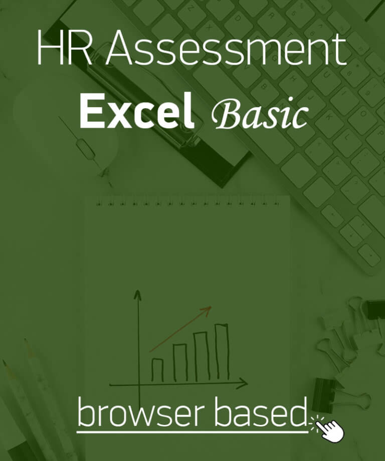 Test4u hard skills assessment for excel basic