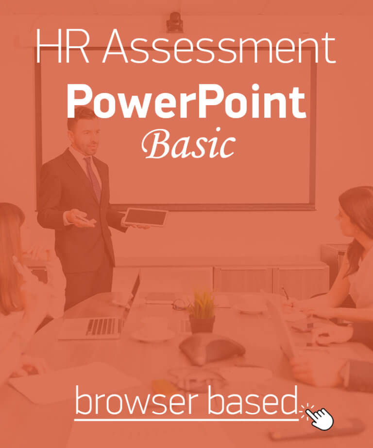 Test4u hard skills assessment for powerpoint basic level
