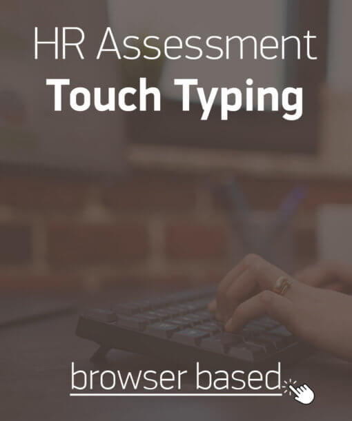 Hard skills assessment for touch typing skills