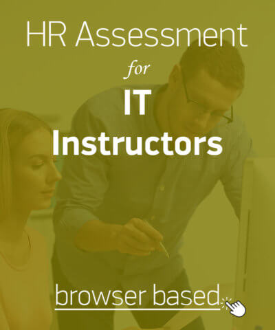 Hard skills assessment for IT instructors