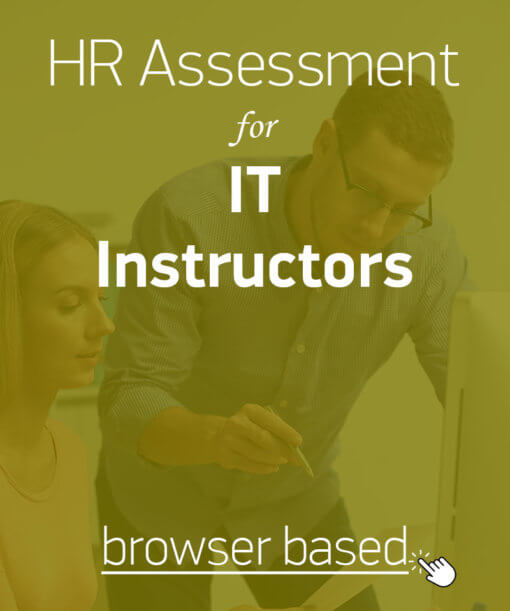 Hard skills assessment for IT instructors